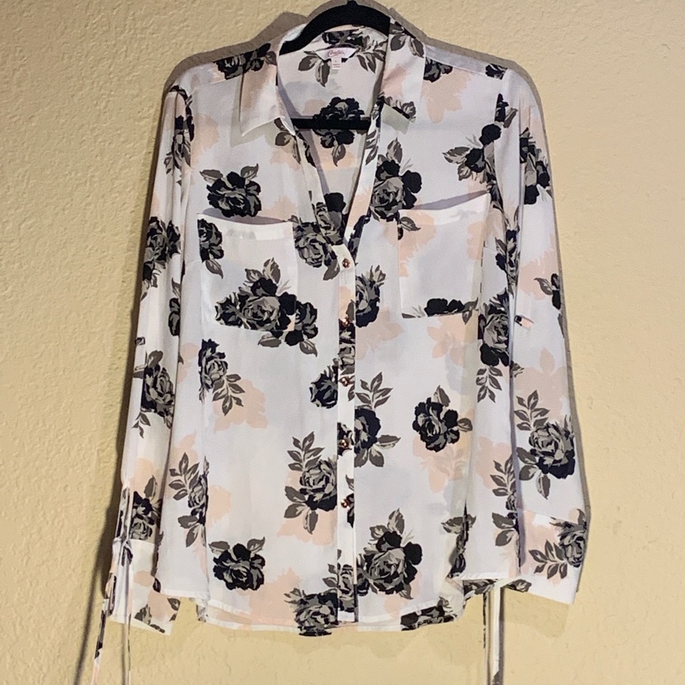 Silky women’s button down Candies shirt